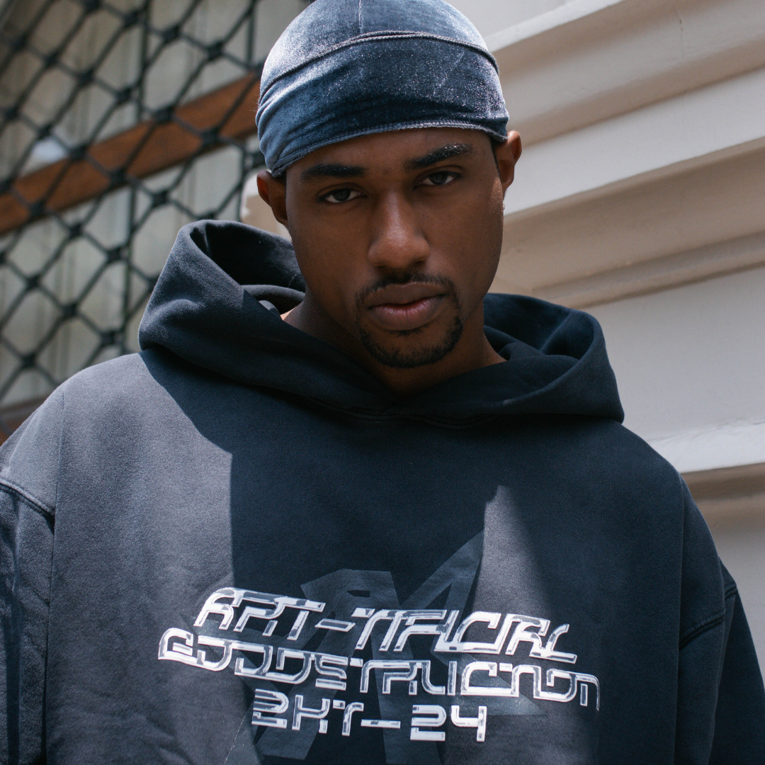 HOODIE ARTIFICIAL GOODS - BLACK