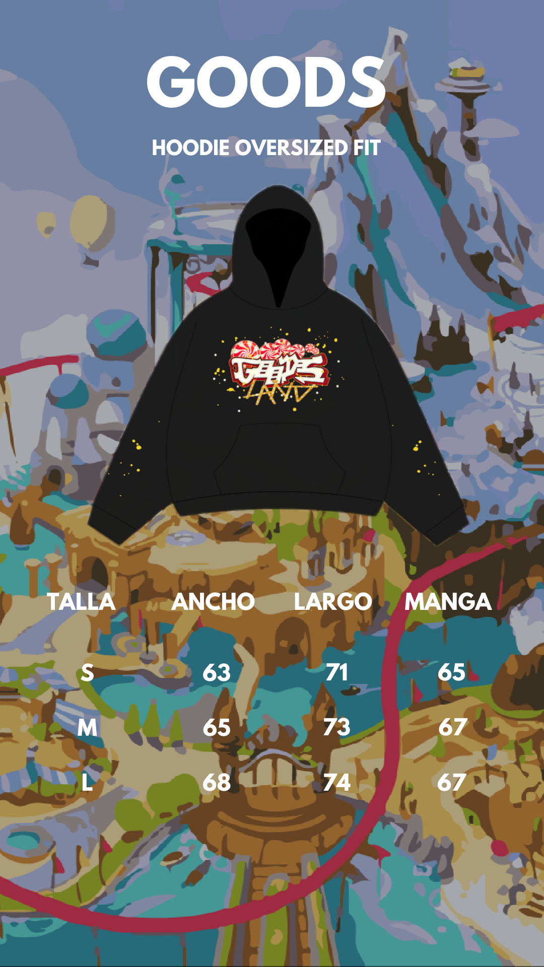 HOODIE SURGAR LAND