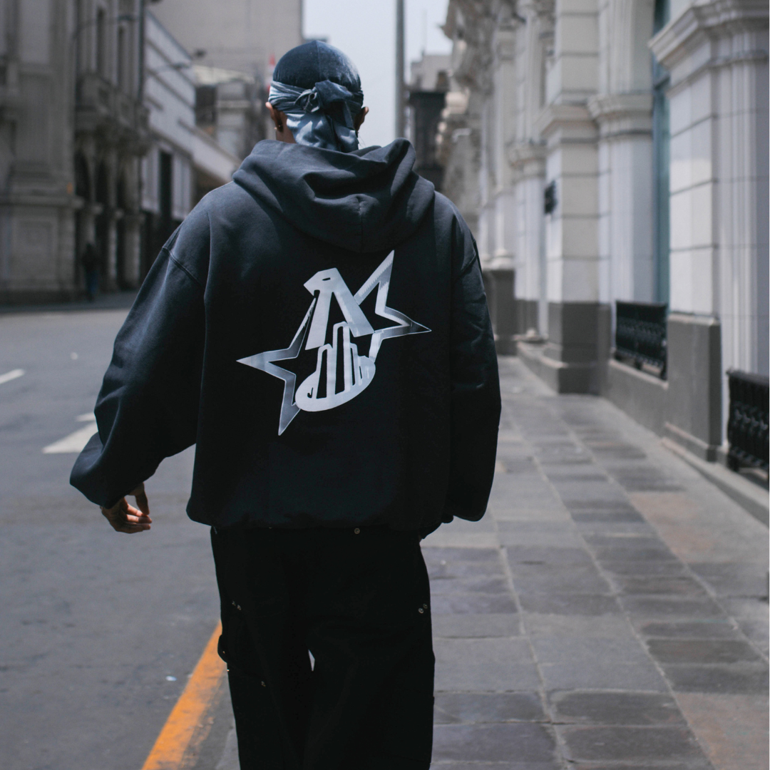 HOODIE ARTIFICIAL GOODS - BLACK