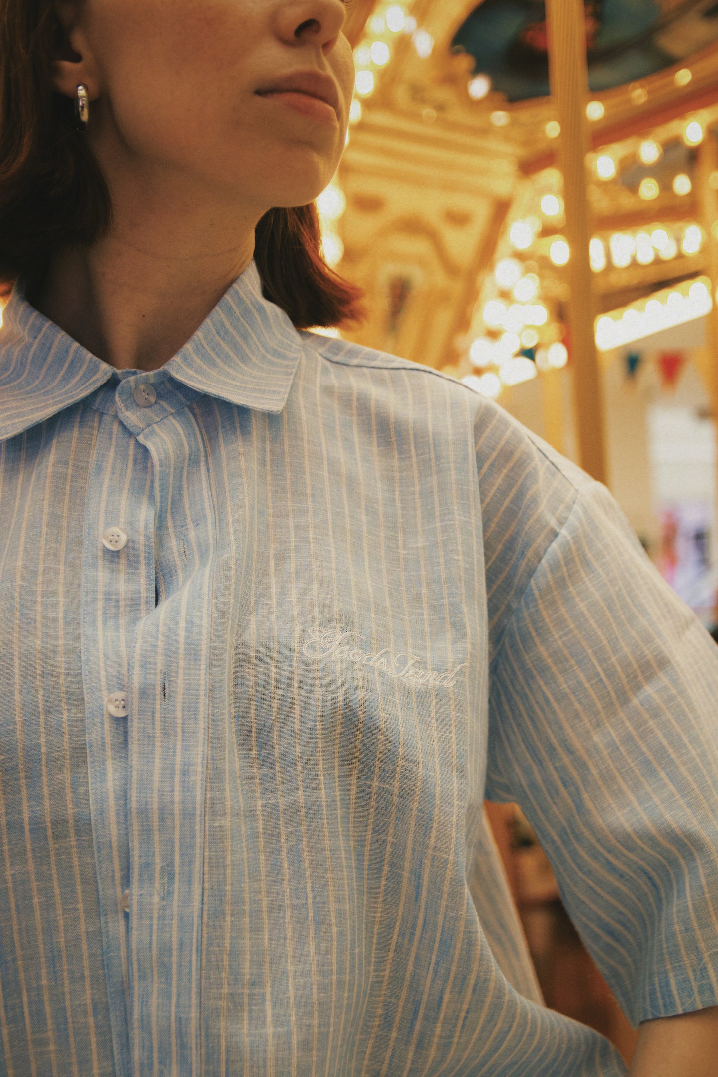 SHIRT LAND SKY BLUE