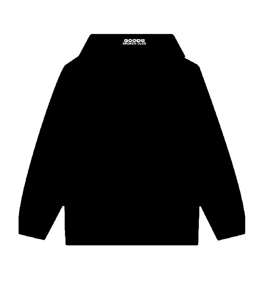 HOODIE BROKEN - BLACK
