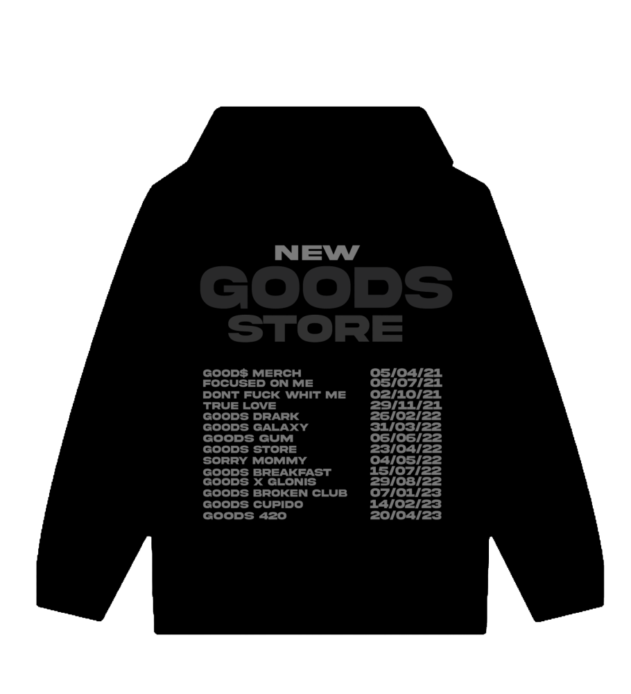 GOODS STORE BLACK HOODIE