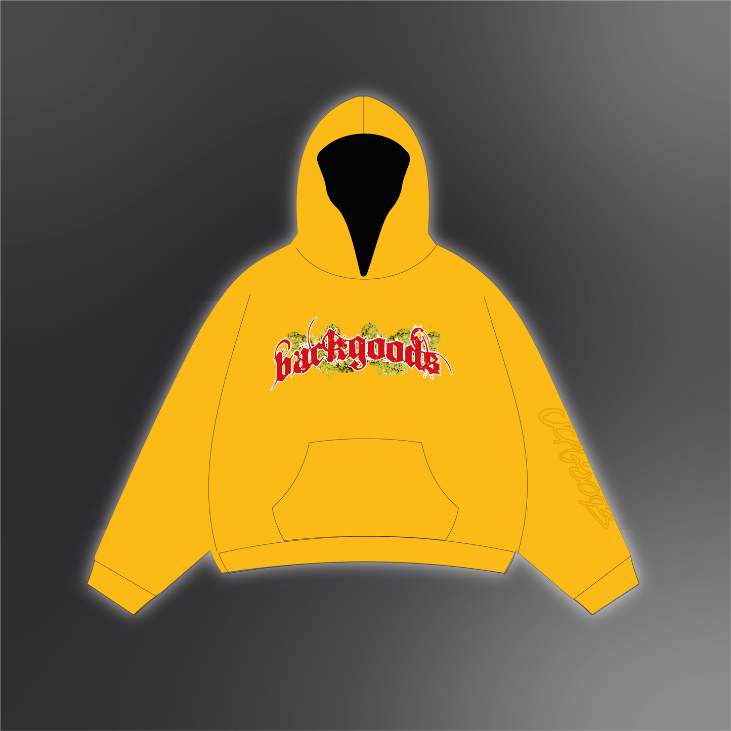 HOODIE BACK GOODS YELLOW