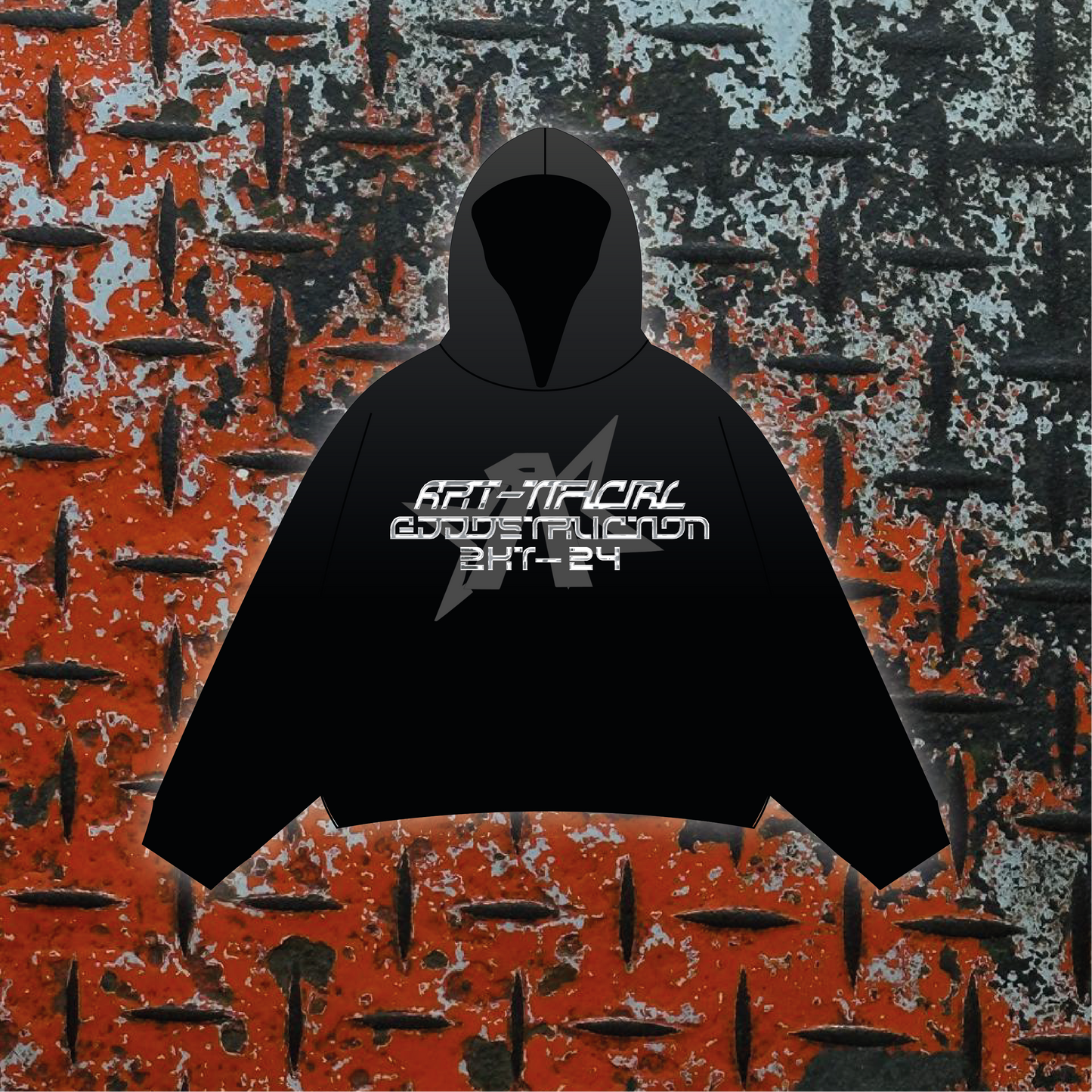 HOODIE ARTIFICIAL GOODS - BLACK