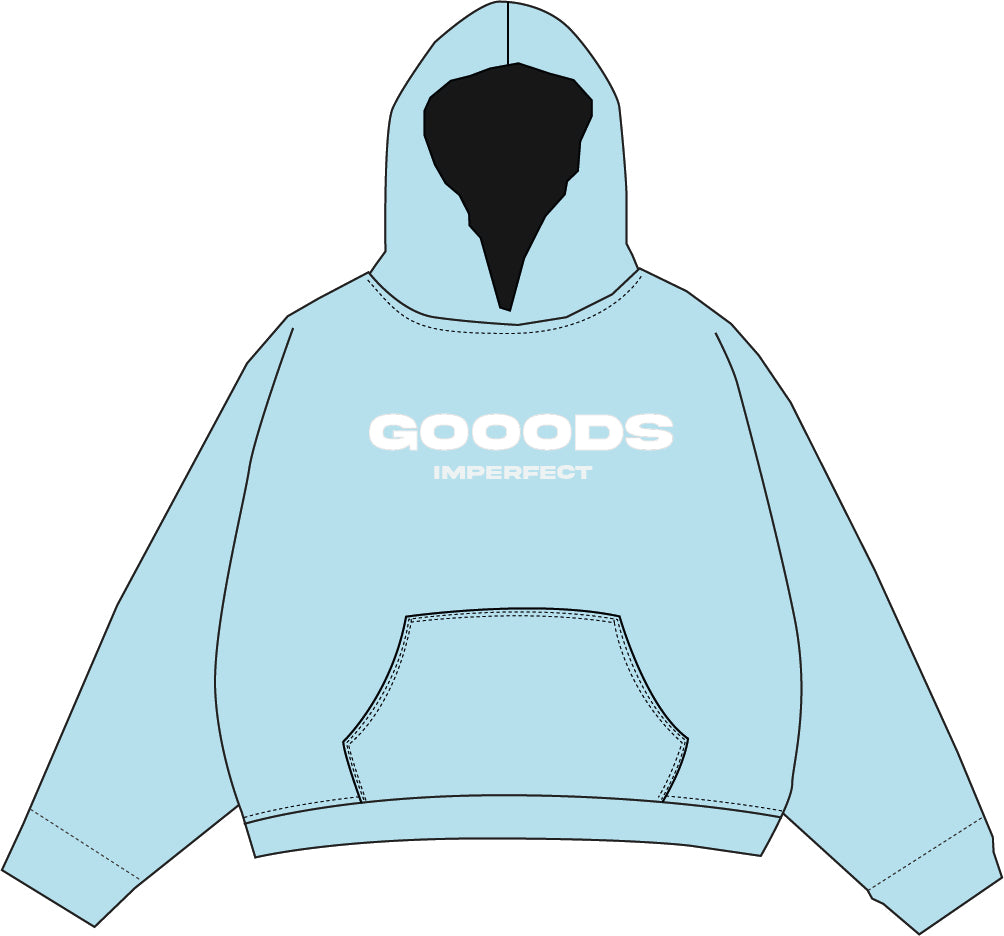 GOODS IMPERFECT HOODIE - AQUAMARINE