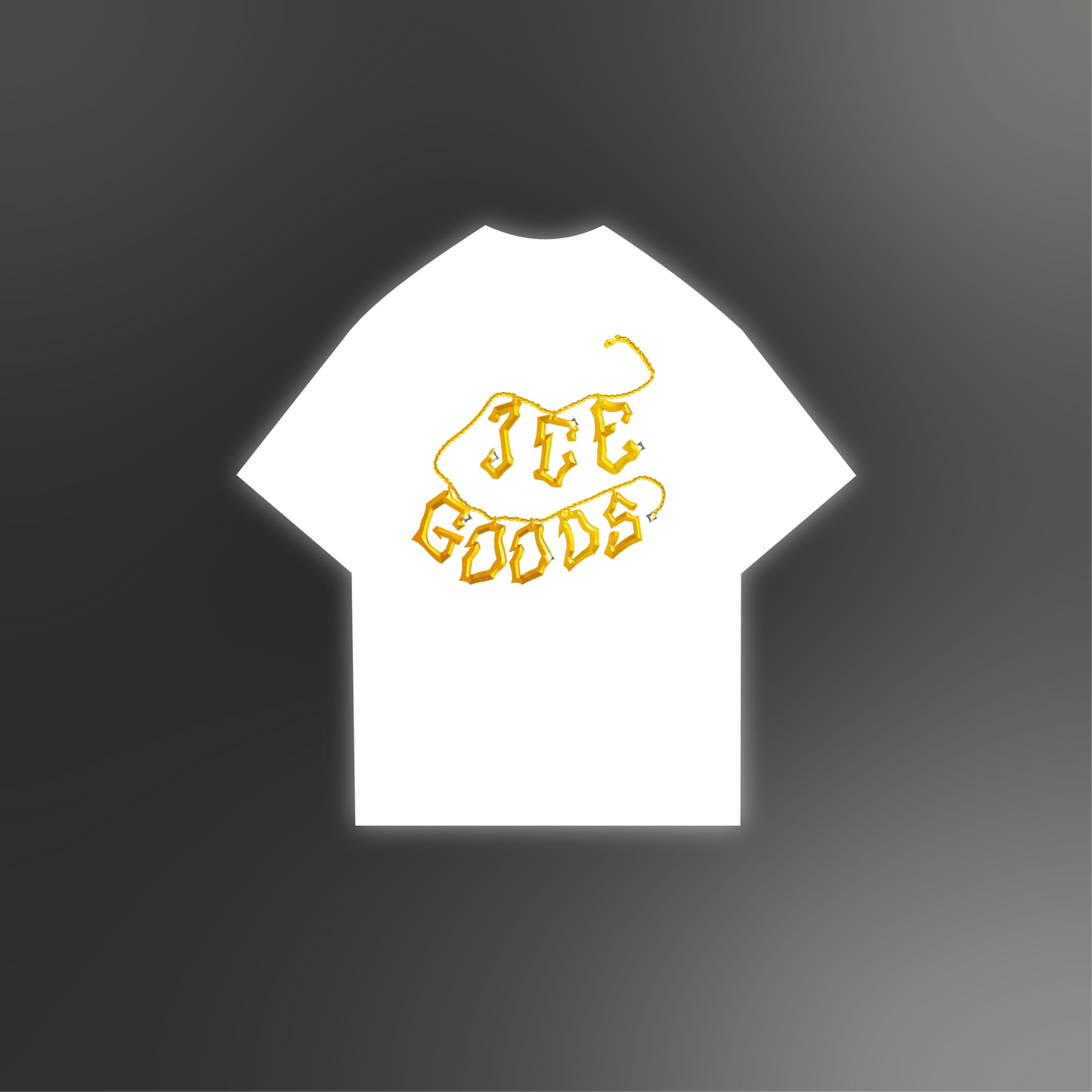 TEE TOUCH MY CHAIN WHITE