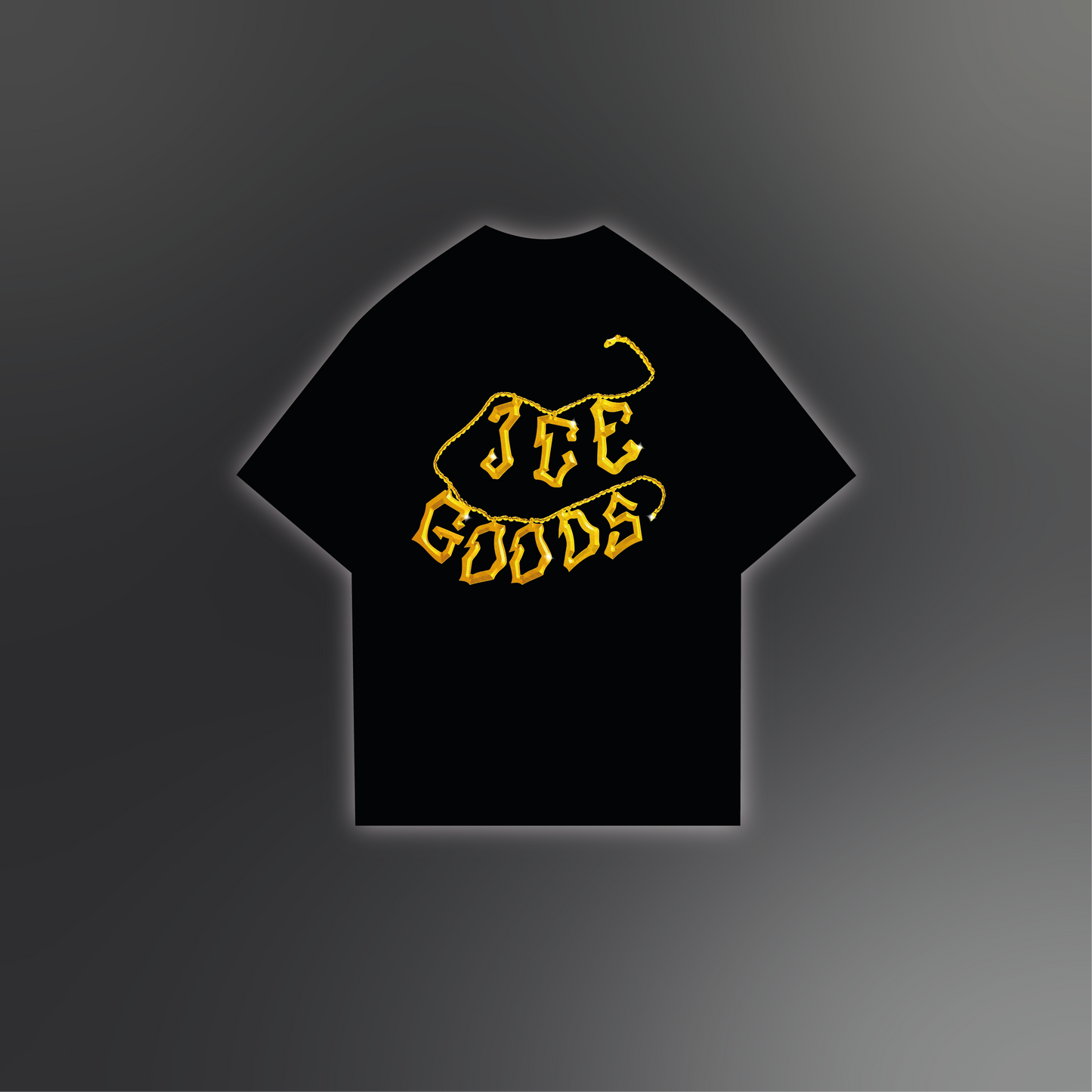 TEE TOUCH MY CHAIN BLACK