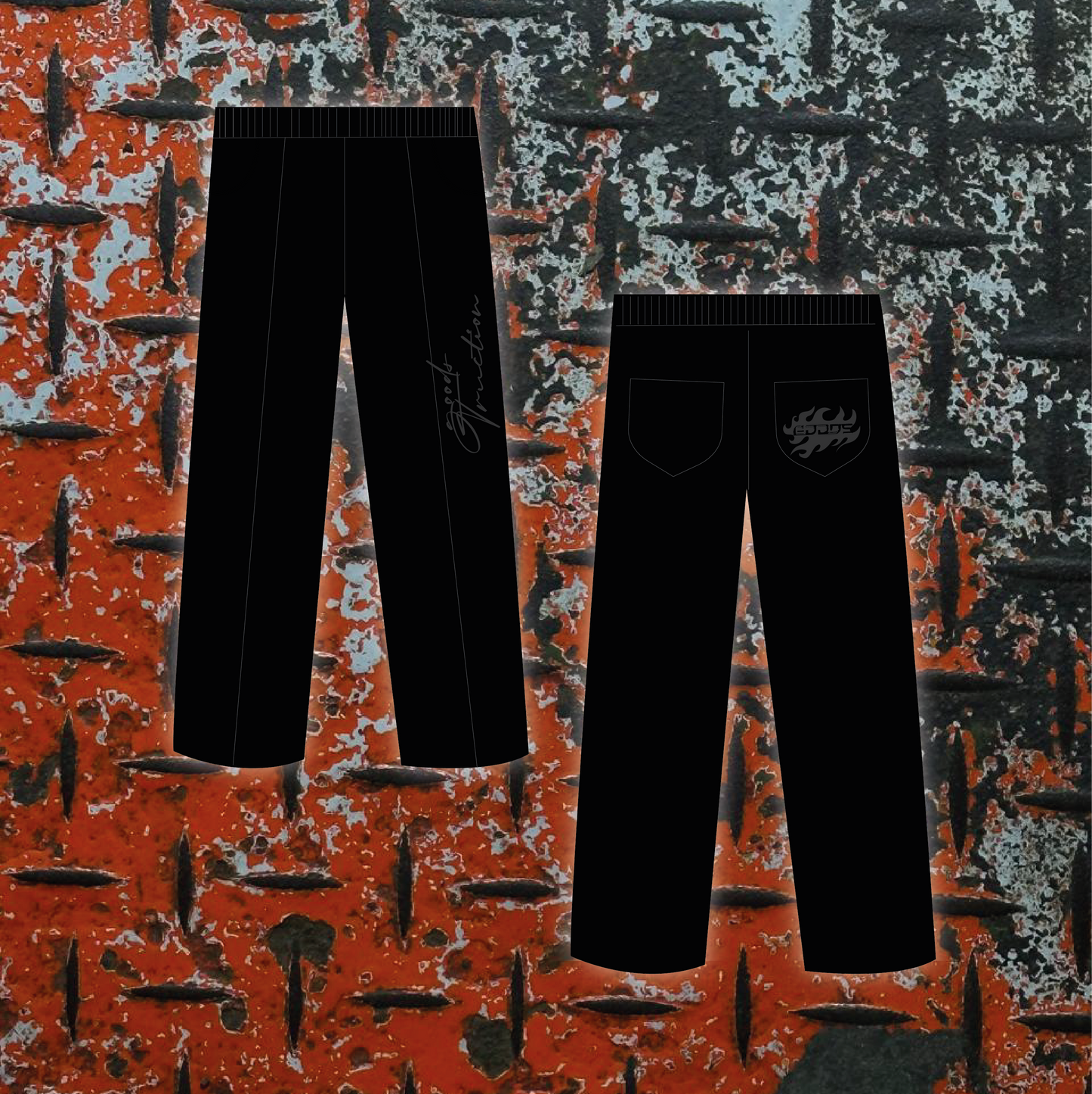 JOGGER TRUCTION - BLACK