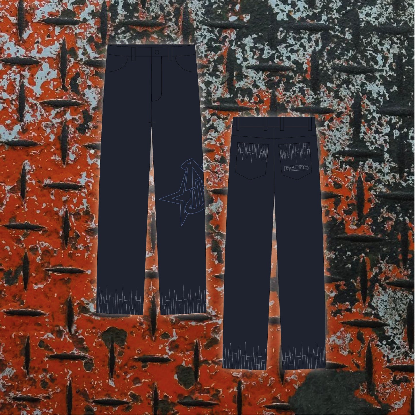 JEAN TRUCTION - BLUE
