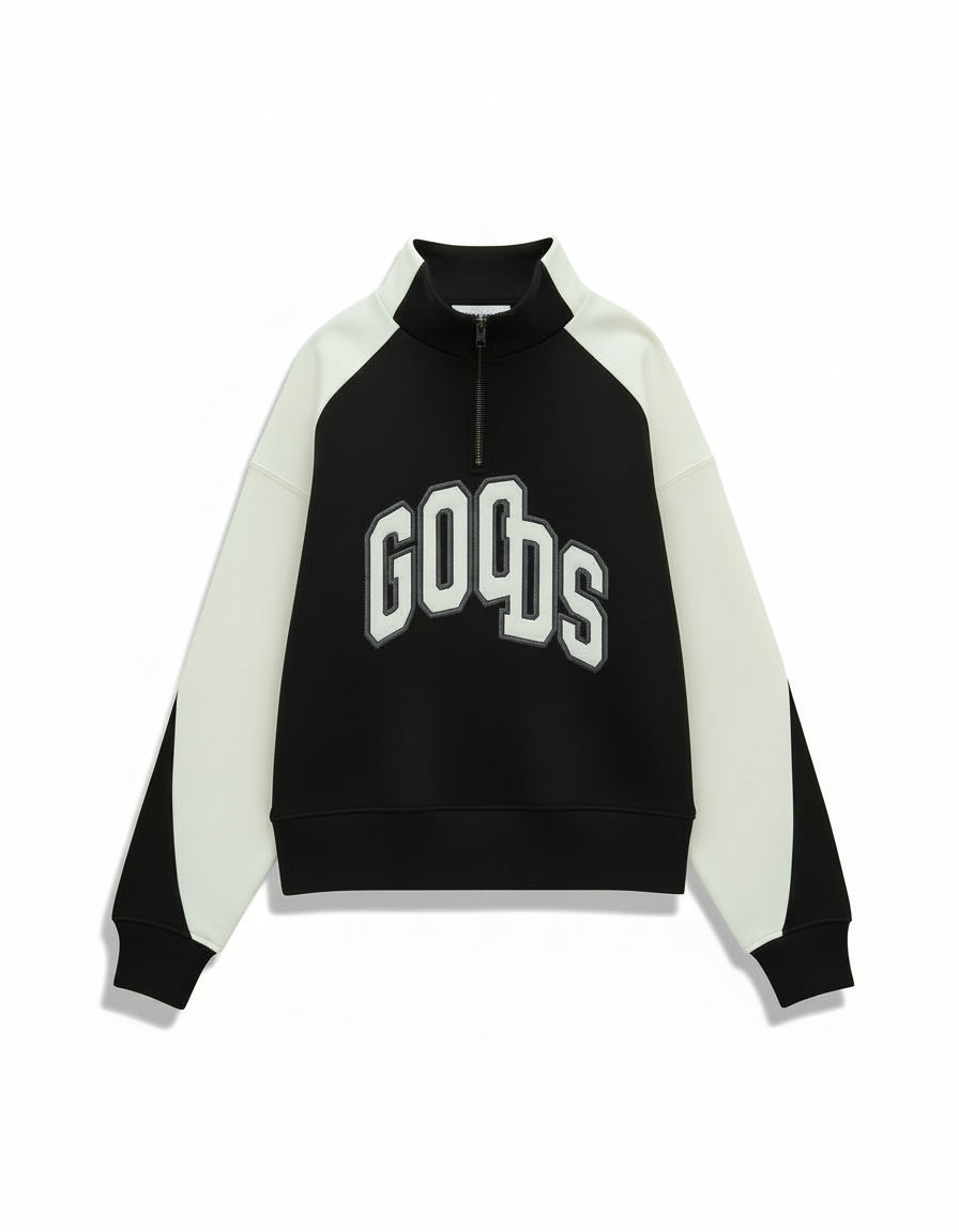 Hoodie Broken Club whIte and black