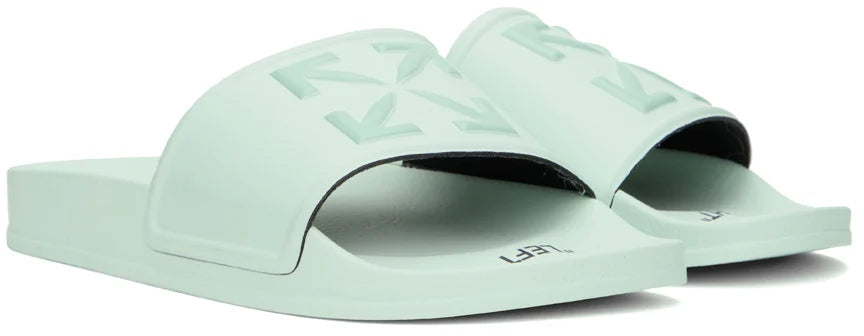 OFF WHITE Green Arrow Pool Slides Goods