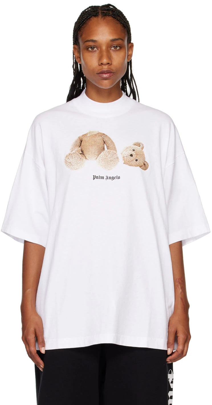 Palm angels hotsell white bear