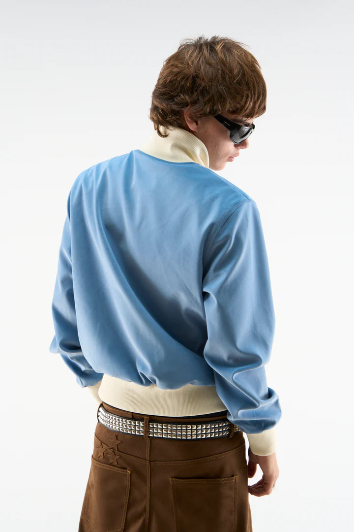 Snow Blue Zipper