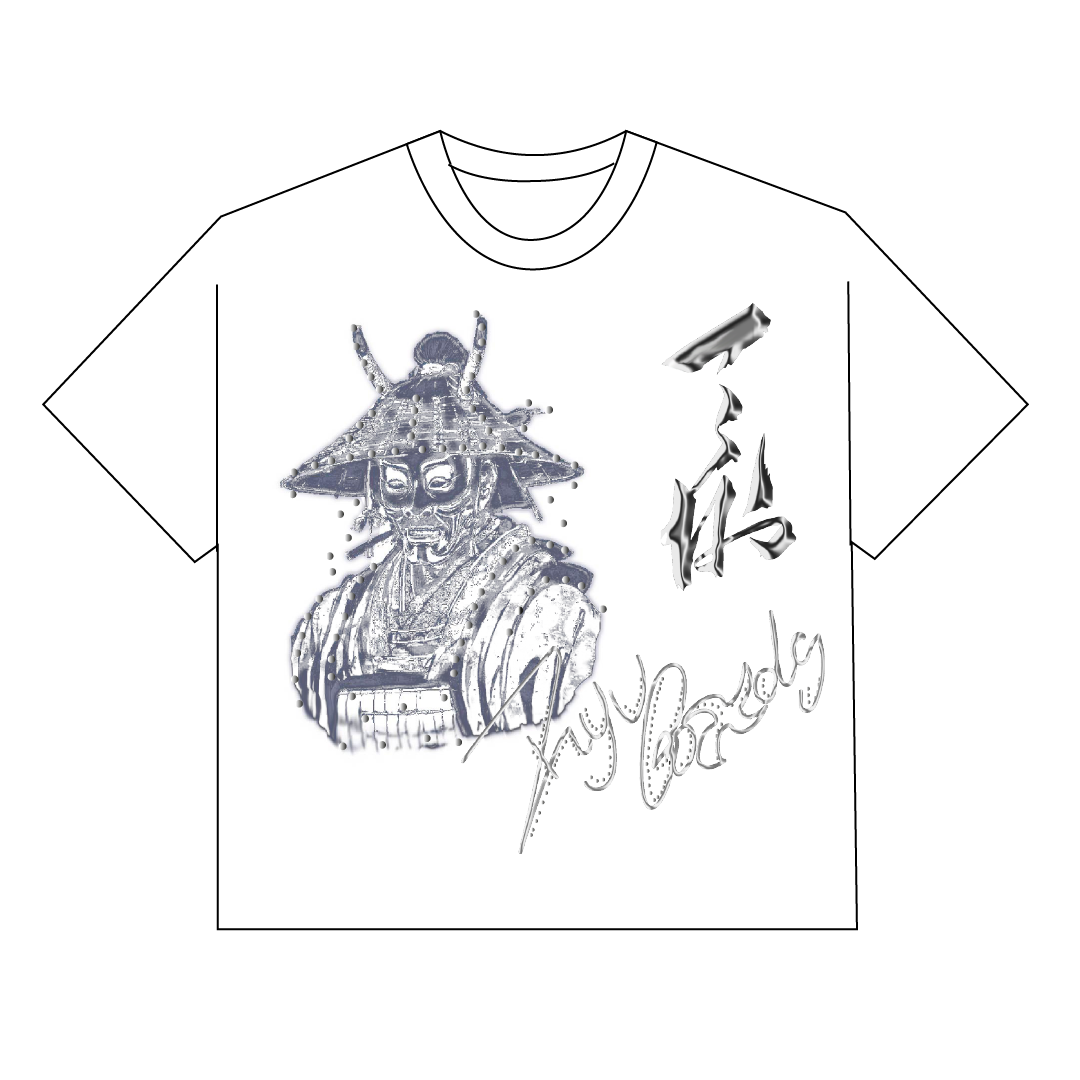 WHITE TEE SAMURAI