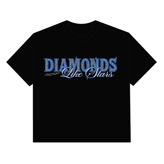 TEE DIAMONDS BLACK