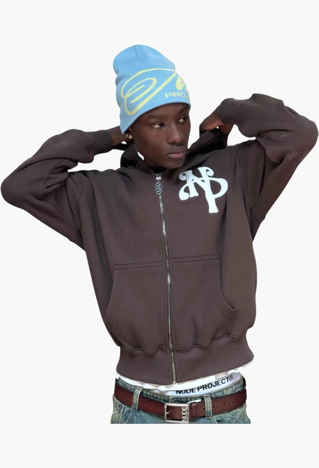Sudadera Con Cremallera Kill Bill MARRON