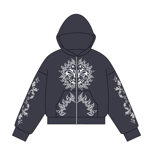 ZIP WAFFLE GREY