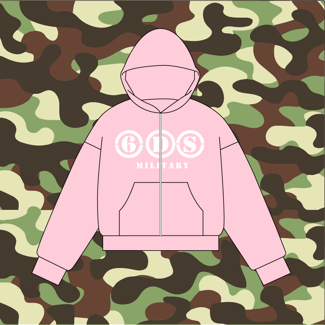 MILITARY ZIP-UP PINK