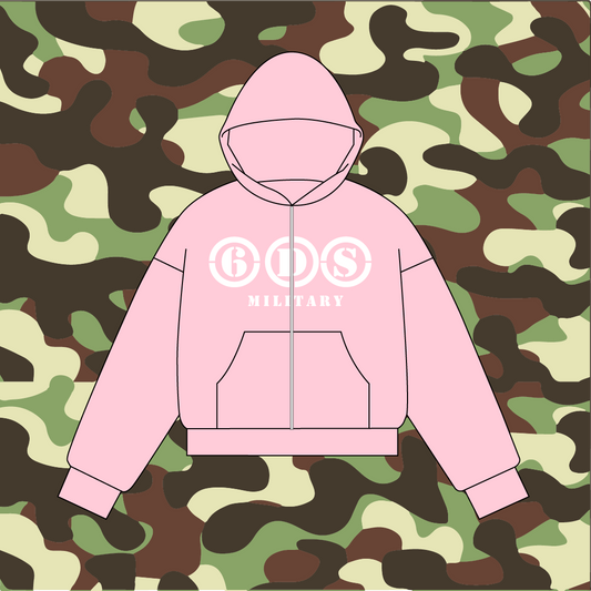 MILITARY ZIP-UP PINK