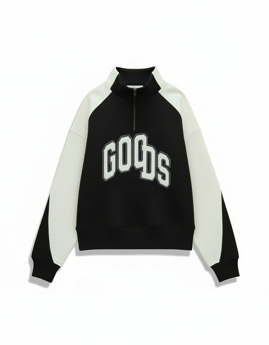 Hoodie Broken Club whIte and black